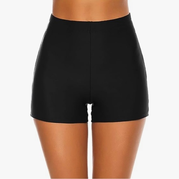 Tournesol Swim Shorts High Waisted Bathing Suit Bottoms Swimsuit Boy Shorts - Picture 1 of 12